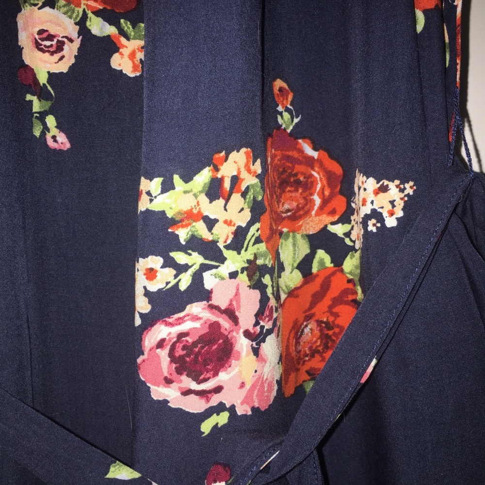 Off the shoulder navy tunic - Picture 2 of 4